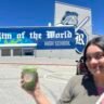Girl with Green Drink at Rim of the World High school