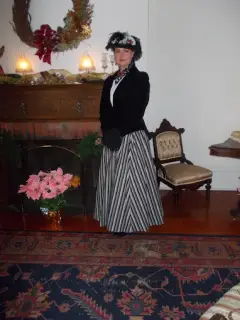 Docent in period dress