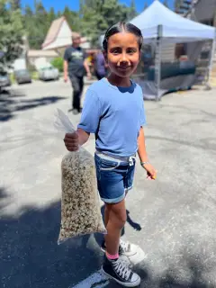 Girl with Popcorn